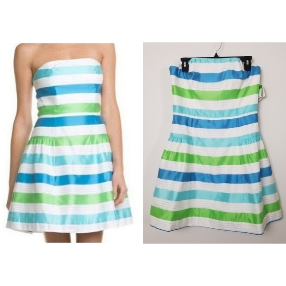 Lilly Pulitzer Jordan Sleeveless Mini Striped Dress A-Line - Picture 1 of 7